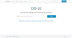 Desktop Screenshot of cid-10.org